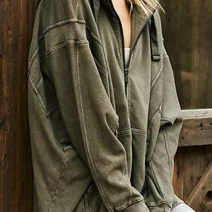 FREE PEOPLE All Your Love Solid Hoodie